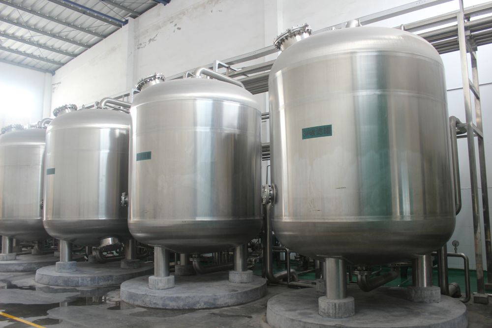 100 ton filtered softened water project for a beer in Guangzhou