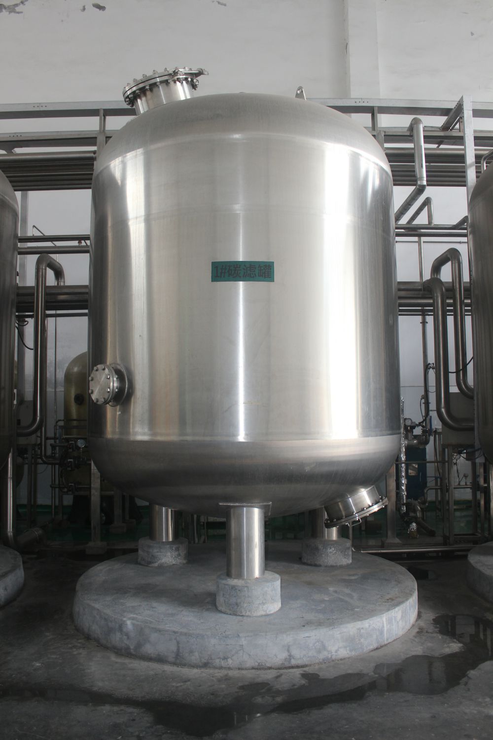 100 ton filtered softened water project for a beer in Guangzhou